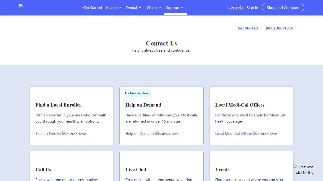 Contact Us | Covered California™